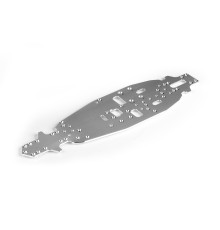 GTX ALU CHASSIS - FLAT - SWISS 7075 T6 (3MM) - XRAY - 351142