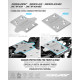 Protection de châssis arrière acier - XRAY - 351236