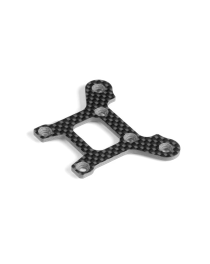 GT CARBON SERVO SAVER UPPER PLATE FOR FLAT CHASSIS - XRAY - 351353