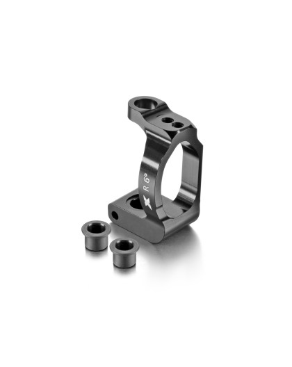 ALU CASTER BLOCK 6° RIGHT - SWISS 7075 T6 - XRAY - 352278
