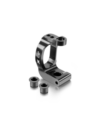 ALU CASTER BLOCK 6° LEFT - SWISS 7075 T6 - XRAY - 352288