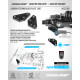 GT CARBON STEERING PLATE - 1 DOT (2) - XRAY - 352365