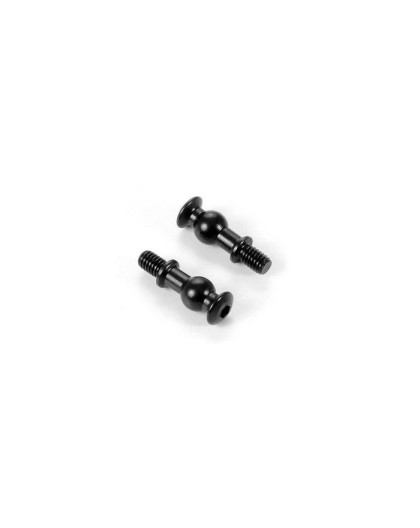 BALL STUD 6.8MM WITH BACKSTOP L 8MM - M4x6 (2) - 352657 - XRAY