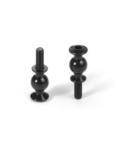 BALL STUD 6.8MM WITH BACKSTOP L 6MM - M3x8 (2) - 352658 - XRAY