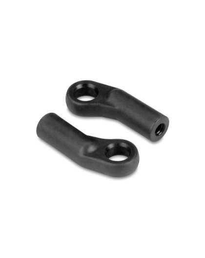 Chapes direction courbées 6.8mm - Graphite (2) - XRAY - 352666-G