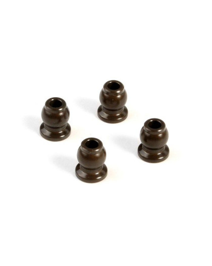 ALU MOUNTING BALL 6.8 - SWISS 7075 T6 - HARD COATED (4) - 353161 - XR