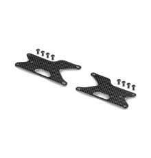 GT/XB8 CARBON REAR LOWER ARM UPPER PLATE (2) - XRAY - 353195