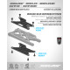 GT/XB8 CARBON REAR LOWER ARM UPPER PLATE (2) - XRAY - 353195