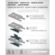 GT/XB8 CARBON REAR LOWER ARM UPPER PLATE (2) - XRAY - 353195