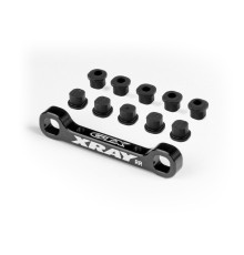 GT ALU REAR LOWER SUSP. HOLDER - FLAT CHASSIS - REAR - XRAY - 353338