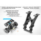XB8 REAR WING HOLDER FOR FRONTWARD WING POSITION - XRAY - 353525