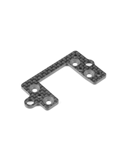 XB8E CARBON CENTER DIFF PLATE CABLE HOLDER - XRAY - 354048
