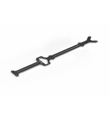 GTXE CARBON CENTER MOUNTING PLATE - FLAT CHASSIS - XRAY - 354253