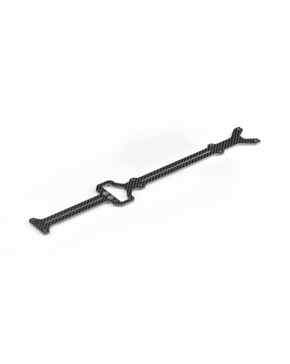 GTXE CARBON CENTER MOUNTING PLATE - FLAT CHASSIS - XRAY - 354253