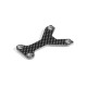 GTX CARBON CENTER MOUNTING REAR UPPER BRACE - XRAY - 354256
