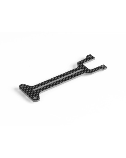 GTX CARBON CENTER MOUNTING FRONT BRACE - FLAT CHASSIS - XRAY - 354257