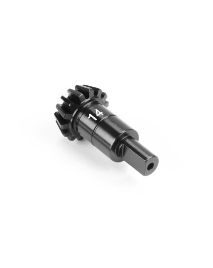 BEVEL DRIVE PINION GEAR 14T -FOR 46T LARGE BEVEL GEAR - XRAY - 354814