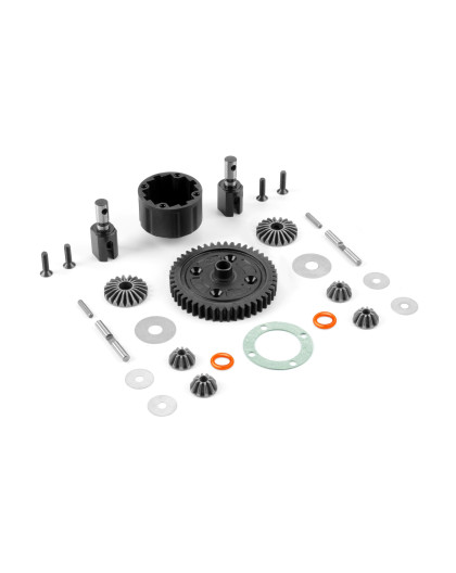 CENTER DIFFERENTIAL SMALL COMPOSITE SPUR GEAR 46T - XRAY - 355014
