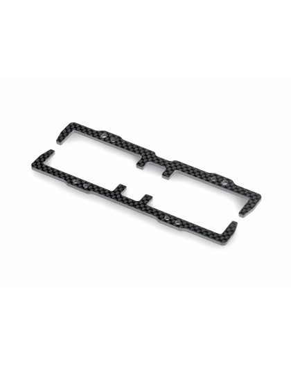GTXE CARBON BATTERY BACKSTOP - REAR & FRONT - XRAY - 356170