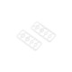 COMPOSITE SET OF SHIMS FOR SHOCKS - DELRIN (2) - 358018 - XRAY