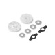 2-WAY FLOW DELRIN SHOCK PISTON 6-H. (1.3MM) & 2-H. (1.1MM) (2) - 3580