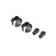 COMPOSITE SHOCK PARTS KEYED BALL JOINTS - GRAPHITE - XRAY - 358021-G