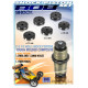"XB808 SHOCK PISTON SET 8-HOLE (1.2 1.3) 10-H. (1.1MM) - 358034 - XR