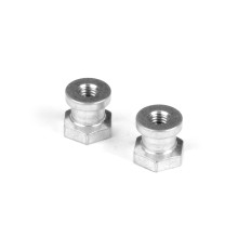 ALU SHOCK PIVOT BALL WITH HEX - SWISS 7075 T6 (2) - XRAY - 358046