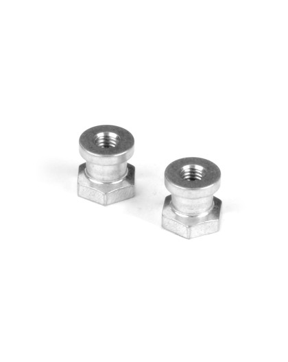 ALU SHOCK PIVOT BALL WITH HEX - SWISS 7075 T6 (2) - XRAY - 358046