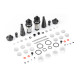 XB8 FRONT SHOCK ABSORBERS 44.5MM – COMPLETE SET (2) - XRAY - 358111
