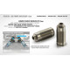 XB8 ALU FRONT SHOCK BODY -2MM - SWISS 7075 T6 (2) - XRAY - 358126