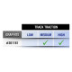 Platine sup. carbone longue - XRAY - 361161
