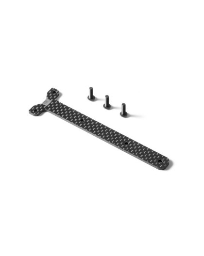 GRAPHITE CHASSIS BRACE UPPER DECK 2.0MM - 361178 - XRAY