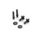 BODY MOUNT, BATTERY MOUNT - V2 & WING SHIM (2) - 361320 - XRAY