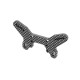 Support amortisseurs avant carbone 2 dots - XRAY - 362091