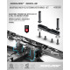 ADJUSTABLE MULTI-FLEX STEERING SYSTEM BRACE - SET - XRAY - 362560