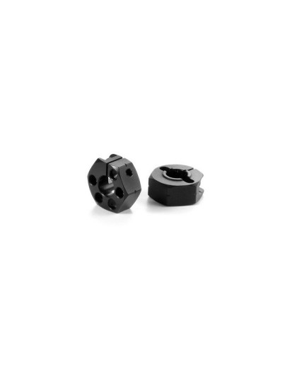 XB4 Hexagones de roue 12mm +0.75mm (2) - XRAY - 365355