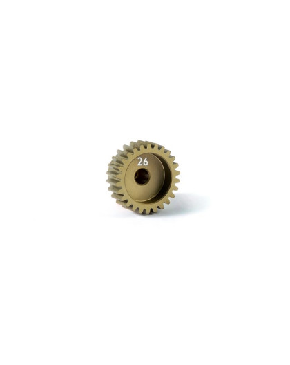 ALU PINION GEAR - HARD COATED 26T / 48 - 365726 - XRAY