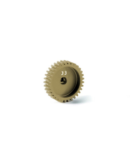 ALU PINION GEAR - HARD COATED 33T / 48 - 365733 - XRAY