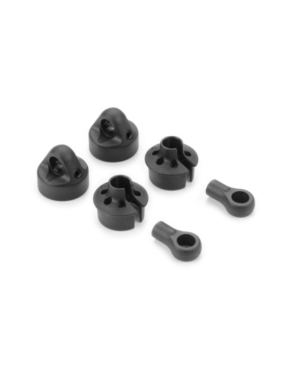 SHORT SHOCK CAP,COLLAR & BALL JOINT - BIG BORE (2) - XRAY - 368014-S