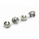 Coupelles d'amortisseurs alu -6mm (4) - XRAY - 368027
