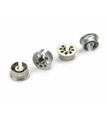ALU SHOCK SPRING RETAINING COLLAR -6MM (4) - XRAY - 368027