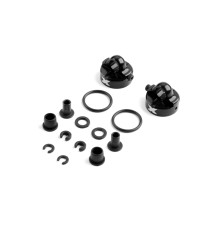 Bouchons d'amortisseurs alu ventiles - 13mm (2) - XRAY - 368054