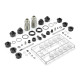 SHOCK ABSORBERS 35.5MM - SHORT CAP - 13mm - SET (2) - XRAY - 368202-S