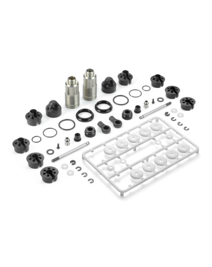 SHOCK ABSORBERS 35.5MM - SHORT CAP - 13mm - SET (2) - XRAY - 368202-S