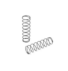 REAR BIG BORE CONICAL SPRING-SET L 67MM - 2 DOTS (2) - XRAY - 368492