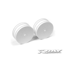4WD FRONT WHEEL AERODISK WITH 14MM HEX - WHITE - V2 (2) - 369910 - XR