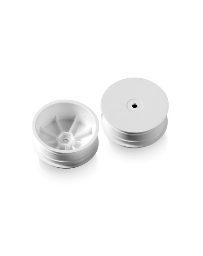 XB4 Jantes AV 12mm blanches - IFMAR - HARD (2) - XRAY - 369912-H