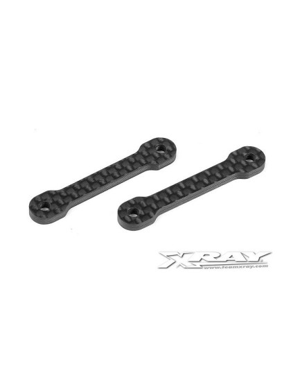 X10 Graphite 2.5mm Mounting Plate Risers (2) - XRAY - 371050