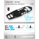 X12 Alu 1-Piece Chassis For Floating Servo - 1.5mm - XRAY - 371125